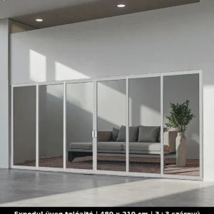 Expodul Üveg Toloajtó 480x210 cm 3+3 szárnyú