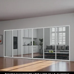 Expodul Üveg Toloajtó 510x210 cm 3+3 szárnyú